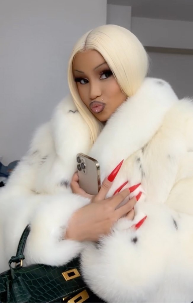 在粉丝们比较CARDIB和NICKIMINAJ的冬季服装后CARDIB开始咒骂